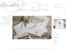 Tablet Screenshot of amelie.co.uk